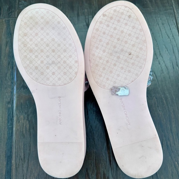 Antonio Melani women’s slide slip on sandals with rhinestones pink 8 - Picture 3 of 3